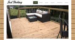 Desktop Screenshot of just-decking.com