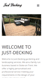 Mobile Screenshot of just-decking.com